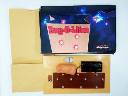 wizerdy BAG O LIGHT MAGIC WITH THUMB LIGHT / LIGHT FROM ANYWHERE INTO BAG 2 Magic Tricks