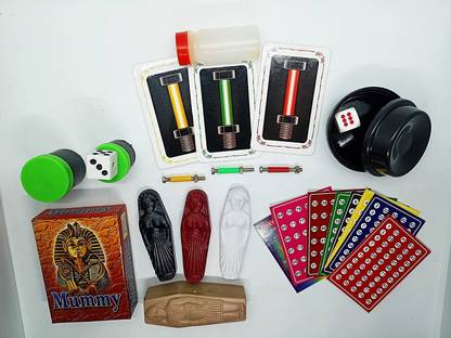 A SARKAR MAGIC WORLD MENTAL MAGIC SET BOX (SET OF 5 MAGIC TRICKS) / BEGINNER MENTAL MAGIC TRICK 5 Magic Tricks