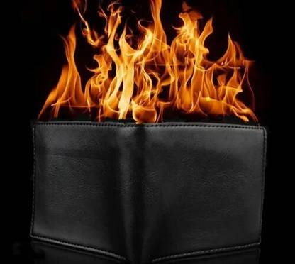 wizerdy FIRE WALLET MAGIC / HOT WALLET MAGIC / FIRE MONEY BAG MAGIC 1 Magic Tricks