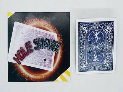 wizerdy HOLE SHAKE CARD MAGIC TRICK / HOLE SHAKE GAFF GIMMICK CARD MAGIC 1 Magic Tricks