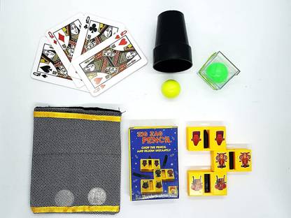 A SARKAR MAGIC SHOP SMART MAGIC SET ( SET OF 5) 5 Magic Tricks