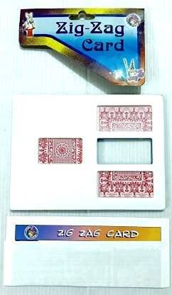 wizerdy ZIG ZAG CARD FRAME MAGIC TRICK / INSTANT CUT & RESTORE CARD MAGIC 1 Magic Tricks