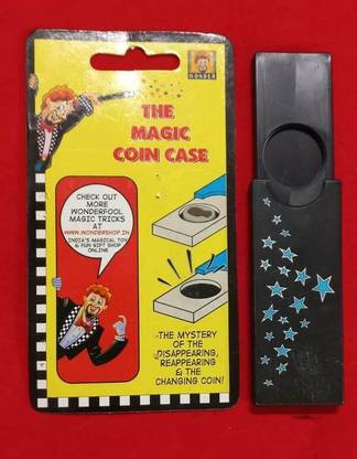 patil magic COIN CASE THE MAGIC COIN CASE (PLASTIC) COIN GONE CASE MAGIC TRICK 1 Magic Tricks