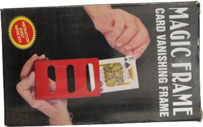 Inquisitive Magicians Card Vanishing Frame Disappearing Card For Illusion Magic Kit 1 Magic Tricks