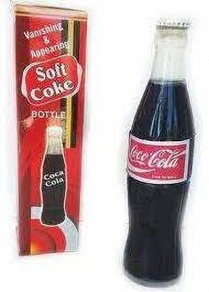A SARKAR MAGIC SHOP Vanishing and Appearing SoftCoke Bottle Magic/Rubber Coke Bottle Vanish Magic 1 Magic Tricks