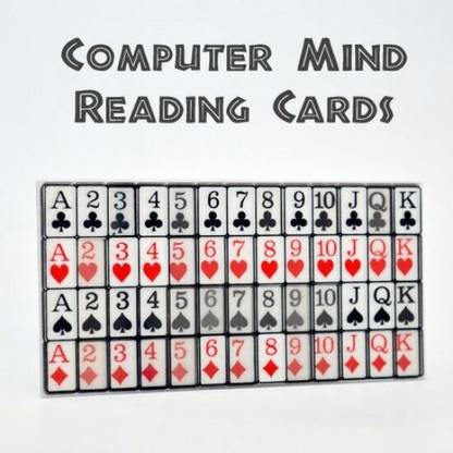 patil magic Magician's Computer Mind Reading Cards 1 Magic Tricks