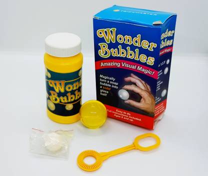 wizerdy WONDER BUBBLES MAGIC TRICK TOY / SOAP BUBBLE BALL TO REAL RUBBER BALL MAGIC 1 Magic Tricks