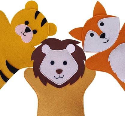 Unikraftz Unikraftz Carnivorous Animals Hand Puppets Hand Puppets