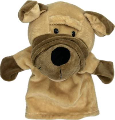SSR SHOP VENTRILOQUISM DOG HAND PUPPET /DOG SOFT TOY/TALKING & CLAPPING DOGGY VENT PUPPET Hand Puppets