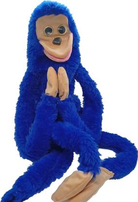 SSR SHOP VENTRILOQUISM MONKEY PUPPET / VENTRILOQUIST TALKING MONKEY PUPPET BLUE Hand Puppets