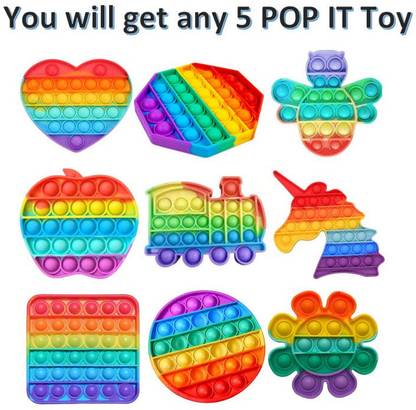 GRDTOYS Pop it Toy, Pop It Fidget Toy Finger Puppets