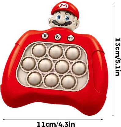 SALPITOYS Speed Push Game Machine Pop It Game Console Decompression Puzzle Game Focus 1pcs Finger Puppets