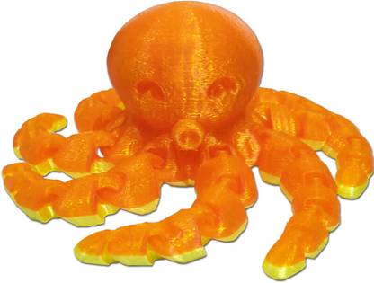 Uneeke Shape Fidget octopus with Flexible legs hand toy, Moving Eight Legs with Rattle Sound Hand Puppets