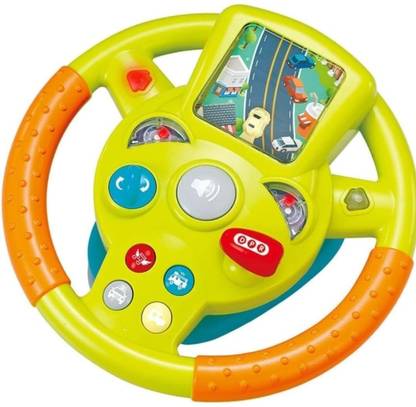 Kidziit Music Toy Electronic Organ Simulation Car Steering Wheel Toy