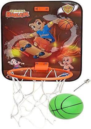 TONDAK Tondak Hanging Basketball Board With Rubber Ball, Playing Indoor Game Basketball