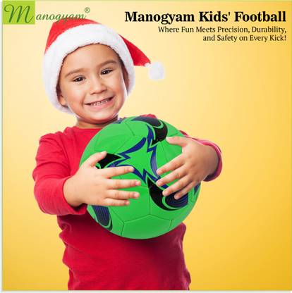 Manogyam Football for Kids Sports Ball Soccer Ball Best Play Toy Gifts to your Child Football - Size: 5