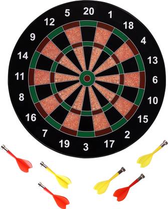 niyana Big Size Magnetic Dart Board Game With 6 Darts Archery Kit