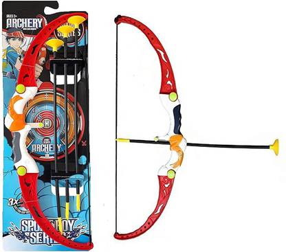 Akvanar Archery Bow and Arrow Target with Target Board for Kids (Multicolor) Archery Kit