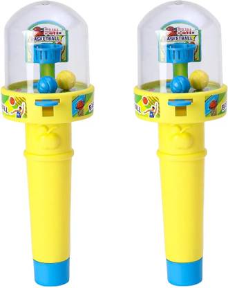 SSCollection Amazing Plastic Basketball Finger tip Game Shooting Sweets Candy Toys Pack Of 2 Basketball