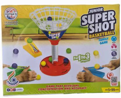 K D ENTERPRISE K D Super Shot Basket Ball Junior Press & Launch (Multicolor) Basketball