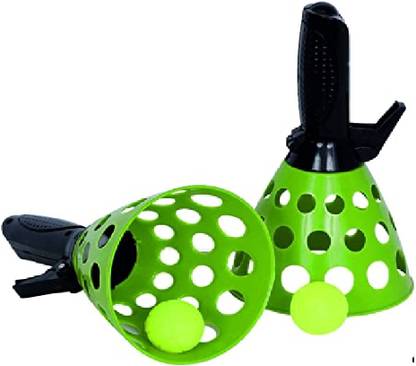 Kids Troupe Click Click and Catch Twin Ball Game Bowling