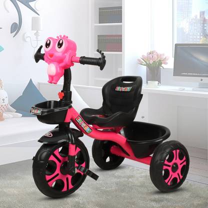 Kids Tech Tricycle for Kids, Baby Trike Ride on Suitable for Kids TricycleWith Music & Light For Baby Boy & Baby Girl Tricycle