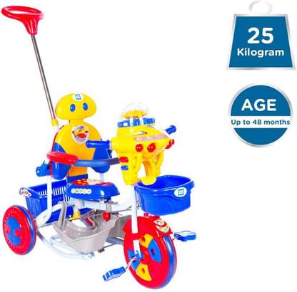MeeMee Premium 2 in 1 Baby Tricycle with Rocker (Blue) BT-890 Tricycle