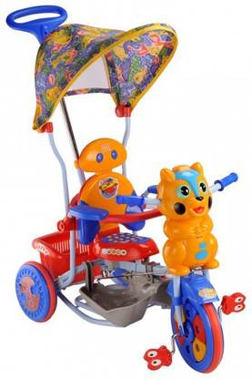MeeMee 2 in 1 Baby Tricycle with Rocker Function with Adjustable Seat and Canopy 8904146710279 Tricycle