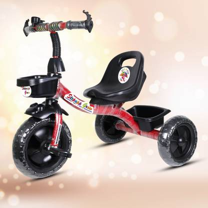 Stepupp Grow STEPUP GROW BABY TRICYCLE WITH BASKET RED COLOUR FOR KIDS KIDS TRICYCLE,BABY TRICYCLE,TRICYCLE,1212 Tricycle