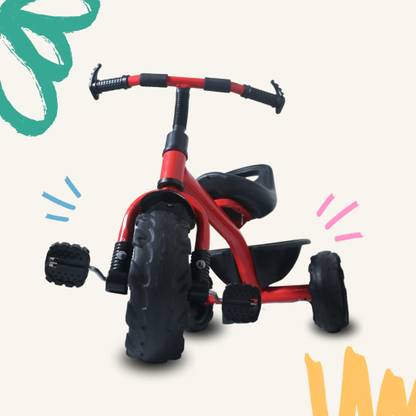 Baby Smile BST 01 RED BS-NEW WB Tricycle  (Red) at Rs. 999