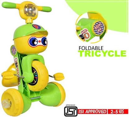Miss & Chief FOLDABLE RAMBO # SAFEST# FOR 2-5 YEARS Tricycle