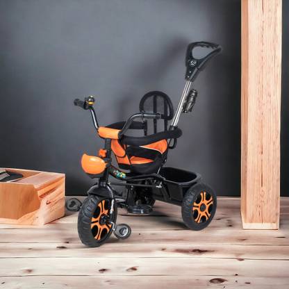 Pritam baby suitable for(1-5 years) 0123-black-orange Tricycle