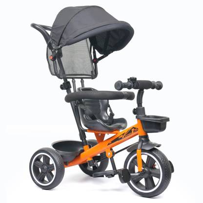 Little lions Hyper Pro Orange Hyper 500 PRO Canopy/Plug N Play Trike/Baby Tricycle with Parental Control Tricycle
