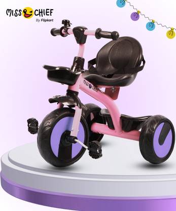 Miss & Chief Pixi Baby Tricycle Sturdy and Safe for Kids with storage baskets (Ages 2-5yrs) Tricycle