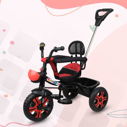 Toys R Us Avigo Kids Best Tricycle with Height Adjustable Parental Control Best Kids Safety Belt |Foam/Cushion Seat|1-5 Years Old Kids Tricycle