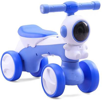 JoyRide 2 in 1 Astronaut Tricycle for Kids with Balance Bike Mode | Music & Light | Manual Push Bike for Kids to Learn Balancing, Kids Tricycle | 1-5 Years Tricycle