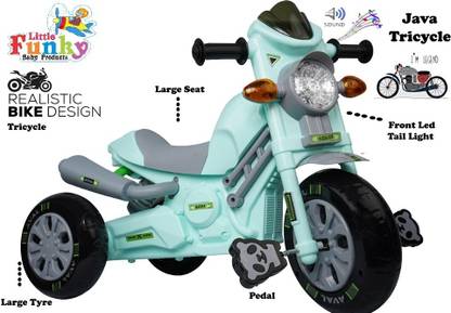Little Funky Stylish Bike Pedal Tricycle for Kids (1.5-5 years) Java Toy Tricycle Tricycle