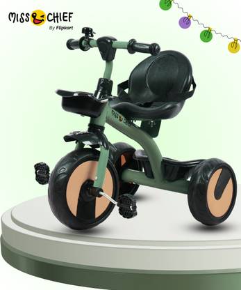 Miss & Chief Pixi Baby Tricycle Sturdy and Safe for Kids with storage baskets (Ages 2-5yrs) Tricycle