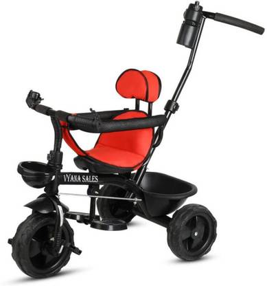 Gudda Gudia Tricycles and Cycles for Kids Cycle for Baby with Parental Control for kids GUDHDL 03-RED Tricycle