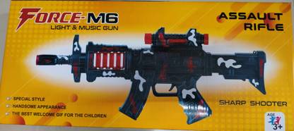 WONDER CREATURES force m6 assult riffle light and musical gun Diwali Gun
