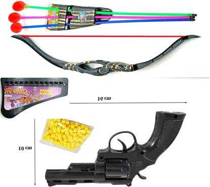 Dynamic Retail Global Gun Toys for Boys With Bullets, Archery Bow & Arrows, Blaster Guns & Darts yy667 Guns & Darts