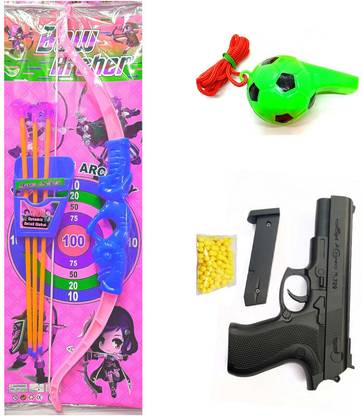 Dynamic Retail Global Gun Toys for Boys With Bullets, Archery Bow & Arrows, Blaster Guns & Darts sq37 Guns & Darts