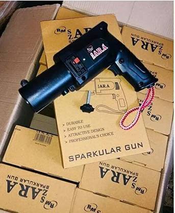 RAI COLLECTIONS Cold Pyro Party Hand Held Toy for Parties Functions Diwali Gun