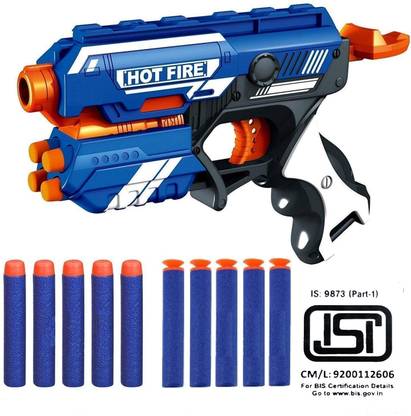 HappyBive Plastic Foam Dart Guns with 10 Bullets/ Foam Blaster Gun Toy/ Shooting Gun Toy Guns & Darts