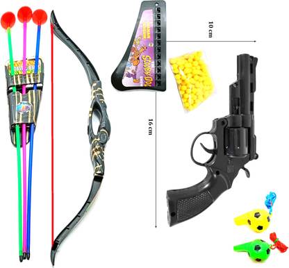Dynamic Retail Global Gun Toys for Boys With Bullets, Archery Bow & Arrows, Blaster Guns Darts SX322 Guns & Darts