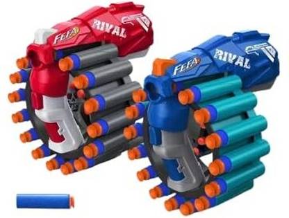 Ji And Ja Automatic Burst Soft Foam Blaster Bullet Shoot Gun with Long Range Wrist Blastin Guns & Darts