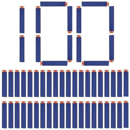 YATRI Suction Bullet Foam Darts for Nerf Elite Blaster Guns (Pack of 100) - Blue Darts & Plastic Bullets