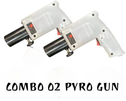 LIVING WELL Pyro Wedding Cold Pyro Gun Sparkular Gun Forfunction Parties(COMBO OF 2)pyro gun Diwali Gun