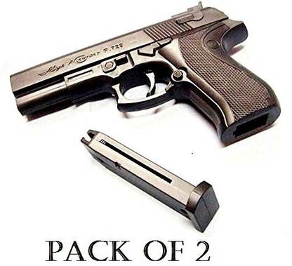 WHEELSQUARE PUBG mouser pull back loading gun (pack of 2) with 200 bullets Guns & Darts