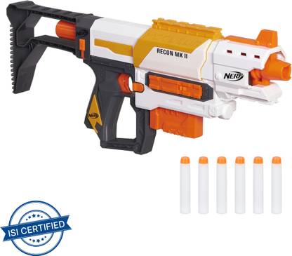 Nerf Modulus Recon MKII Blaster,with Customizing Stock and Barrel Extension Guns & Darts